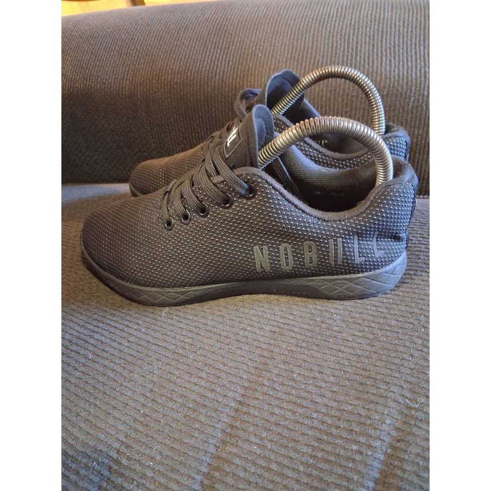 NOBULL No Bull super fabric black work out crossfit shoes women's‎ 7  gym